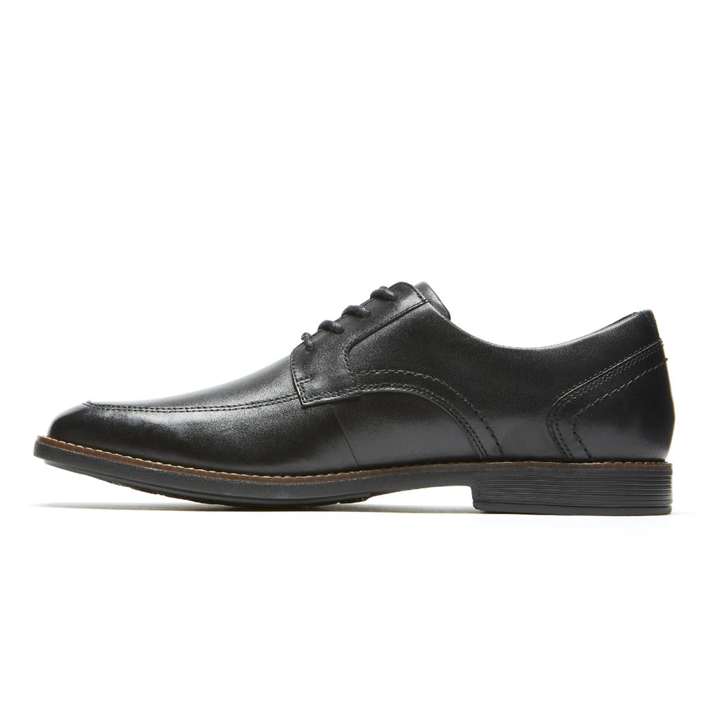 Rockport Oxfords Herr Svarta - Slayter Apron Toe - XIKBG3752